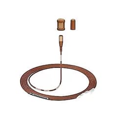 Sennheiser Pro Audio Sennheiser MKE 1-4-2 - Omnidirectional Subminiature Lavalier Microphone with 3-Pin Lemo Connector - Brown