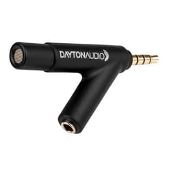 Dayton Audio iMM-6 Calibrated Measurement Microphone for iPhone, iPad Tablet and Android,Black
