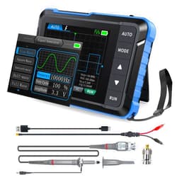 FNIRSI DSO153 2 in 1 Handheld Oscilloscope/DDS Signal Generator, Digital Portable Automotive Oscilloscope with 2.8 inch TFT, 1MHz Bandwidth, 5MS/s Sampling Rate, Trigger Function Auto/Nomal/Single