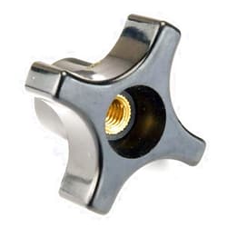 WOODRIVER Knob Four Arm with Through Hole 3/8