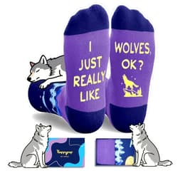 HAPPYPOP Funny Socks for Men Women - Bear Panda Gifts, Monkey Socks for Teens Boys Girls