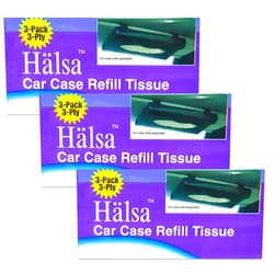Artist Unknown (Ship from USA) 3 Packs Halsa Car Refill Tissue For Tempo Visor Tissue Holder Total 9 Refills