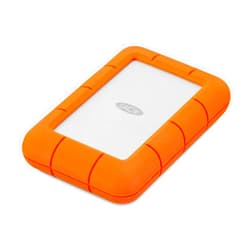 LaCie Rugged 5TB Portable External HDD - USB 3.0/2.0 Compatible, Shock/Dust/Rain Resistant for Mac & PC, Orange, Grey