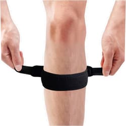 Blaunia Elastic Lower Leg Compression Support Strap band, Calf Shin Splint Guard for Men and Women, Shin Splint for Stabilising Ligament, Joint Pain Relief, Fitness, Running, Basketball, Weightlifting,Climbing, Adjustable