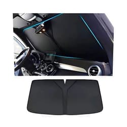 SSSchOH Car Windscreen Sun Shade for Citroen C5X 2022-2024, Foldable Car Front Window Sunshades, Anti-UV Windshield Sunscreen Dust Protector Cover Universal Sun Visor Shades