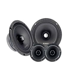 ORION Cobalt Complete Mid & High Speaker Package – Includes 2X 8” Midrange Loudspeakers & 2X 3.8” Aluminum Super Tweeters with Built-in Crossovers – Perfect for Car & Truck Stereo Sound Systems