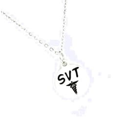 JKCE Designs SVT Medical Awareness Gift, SVT Necklace, Supraventricular Tachycardia, Medical Condition Jewelry, Medical Awareness Jewelry Gift For Her