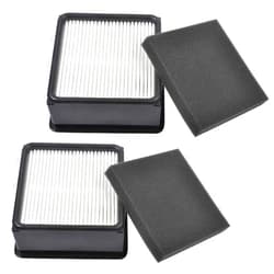 KEEPOW 2 Set F66 HEPA and Foam Filter for Dirt Devil UD70010 UD70110CDI UD70110CDI UD70105 Uprights Vacuum, Part# 304708001