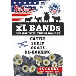 XL Bander XL Bull Tri Bander Rings Bands 25 Count Castrate Cattle Sheep Goat