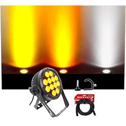 Chauvet DJ SlimPar Pro W USB Light+UV LED Par Can Wash Light+Cable+Clamp