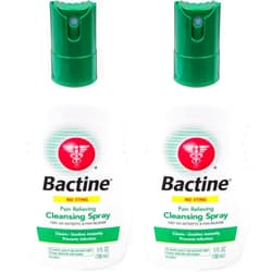Bactine Max Pain Relieving Cleansing Spray, 2 Pack