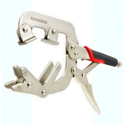 Monster & Master Welding Pipe Plier Clamp, Fast Release, C-Clamp Locking with Large V-Pads, 10 Inch, 1pcs, ATHUS-MM-WLP-S9