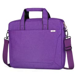 BAFFINA 15.6 16 Inch Laptop Shoulder Bag for Men Women,Waterproof Computer Carrying Case Messenger Bag with Strap,Laptop Briefcase for 14-15-16 In MacBook/Chromebook/Notebook Hp Dell Acer Asus,Purple