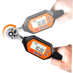 SUGPV Mini Digital Torque Wrench - 1/4-inch Drive with Buzzer & LED, 0.9-30 Nm, High-Precision Electronic Tool for Bike & Car Repairs, Calibrated for Reliability