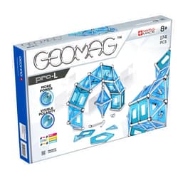 Geomag Swiss-Made Pro-L Ultimate Magnetic Construction & Engineering System 174-Piece Building Set for Kids Ages 8+, Sticks & Connectors, STEM Montessori Educational Toy, Creativity, Engineering Fun