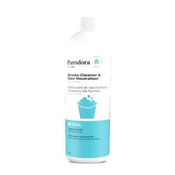 Purodora Lab Smoke Odor Eliminator (Step 1 of 2) Concentrate for Hard Surfaces | Smell Remover Neutralizer for House, Home and Car (1L, 34oz – Pine & Citrus Scent)