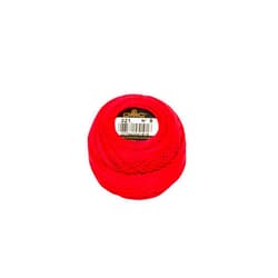 DMC 116 8-321 Pearl Cotton Thread Balls, Red, Size 8