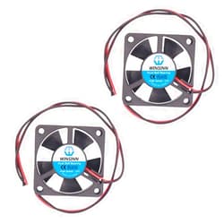 WINSINN 35mm Fan 12V, 3D Printer Micro 12 Volt Fans 3510 Dual Ball Bearing, Brushless Cooling 35mmx10mm 2PIN (Pack of 2Pcs)