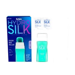 Schick Hydro Silk Sugar Wax Roller for Body + Pubic Hair Removal | Roll On Wax Kit, Soft Wax, Hair Removal Wax, Body Wax Kit, Bikini Line Hair Removal
