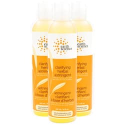 EARTH SCIENCE - Clarifying Herbal Facial Astringent Skin Care with Witch Hazel, 8 Fl Oz (Pack of 3)