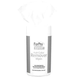 ForPro Professional Collection Expert Hair Color Remover Wipes, Pre-Moistened, Perforated Towelettes, Non-Irritating, Hypoallergenic Formula, Clean Fresh Scent, 100-Count
