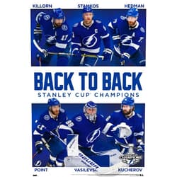 Trends International NHL Tampa Bay Lightning - 2021 NHL Stanley Cup Champions Wall Poster, 19L x 13W, Premium Unframed Version