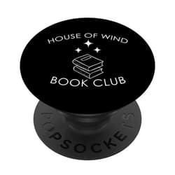 Bookish Gifts for Book lovers Creations by Hallows Bookworm ACOSF House of Wind Nesta Night Court Bookish PopSockets Adhesive PopGrip