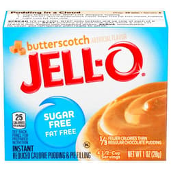 Sun Maid Jell-O Instant Butterscotch Sugar-Free Fat Free Pudding & Pie Filling (1 oz Boxes, Pack of 6)