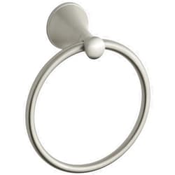 Kohler K-13435-BN Coralais Towel Ring, Vibrant Brushed Nickel