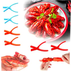 Generic Crawfish Peeler, Crawfish Sheller Tool, Shrimp Peeler and Deveiner Tool, Crawfish Sheller for Peeling Cooked Shrimp Tails, Simple and Convenient Without Dirtying Your Hands 6pcs