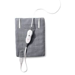 Sunbeam Premium Sunbeam Heating Pad with Compact Storage, Standard Size, Gray