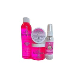 Pink Lady Sunshine Premium Jewelry Cleaner Kit with Metal Polish - Safe Jewelry Cleaner Solution for Diamonds, Gold, Silver, Wedding Rings, Earrings & All Jewelry Pieces