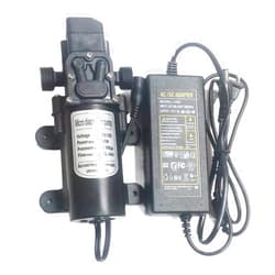 Wrtgerht Mini Power Small Pump 12V Agricultural Electric Water Pump Black Micro High Pressure Diaphragm Water Sprayer Car Wash (Voltage : 12V)