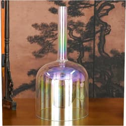 VAMN MAVN Handle Clear Cosmic F Heart Chakra Quartz Crystal Singing Bowl 7