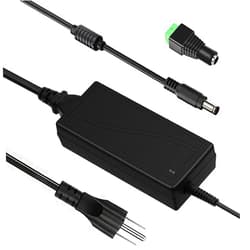 Meiyue 24 Volt 6 Amp Power Supply Adapter,100-240V AC to DC 24V 6A DC Power Supply 5A 4A 3A 2A 1A Adapter Power Supply with 5.5mm x 2.1mm DC Output Jack Transformers US Plug for LED Strip Light,Printer