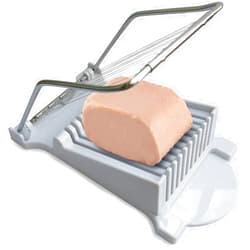 CHNLML Slicer Cuts Luncheon Meat, Cheese, Boiled Eggs Ham Into 11 Neat And Equal Slices Without Mashing