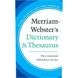 By Merriam-Webster (Editor) Merriam-Webster's Dictionary and Thesaurus, Mass-Market Paperback