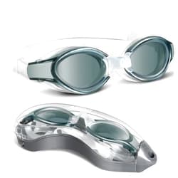 Aegend Polarized Swim Goggles, Upgraded Swimming Goggles High Nose Bridge Soft Silicone Anti-Fog No Leakage Adults Men Women