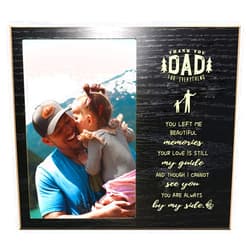 JOEZITON Memorial Gifts for Loss of Father - Memorial Picture Frames - Sympathy Gifts for Loss of Dad, Bereavement Gifts for Dad - Fits 4x6 In Photo (03)