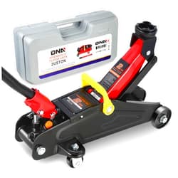 DNA MOTORING TOOLS-00234 Low Profile Hydraulic Trolley Service/Floor Jack, 2 Ton (4000 lbs) Capacity, Lifting Range 5.1