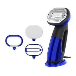 Conair 2-in-1 Handheld Steamer and Iron for Clothes, Turbo ExtremeSteam 1875W Garment Steamer and Clothing Iron,Black / Blue