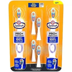 Spinbrush ARM & HAMMER Spinbrush PRO+ Deep Clean Powered Toothbrush Value Pack