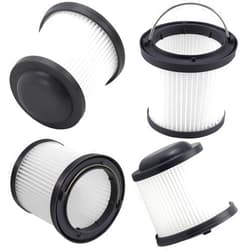 Funmit 4 Pack PVF110 Replacement Filter for Black and Decker Handheld Pivot Vacuums PHV1810, PHV1210, PHV1410, BDH2000PL, BDH2020FLFH, BDH1620FLFH, Part # 90552433, Washable Hand Vac Filters