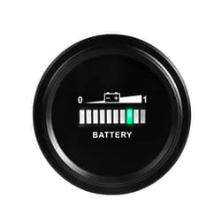 NInE-ROnG LED Battery Indicator Meter Gauge - Lead Acid 12V to 72V, Monitor Battery Level & Capacity for Golf Cart, Forklift, Star Car, Club Car