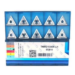 CDBP Carbide Inserts for Aluminum TNMG 332 TNMG160408 for Turning Cutting Aluminum Inserts,10 Pcs/Box