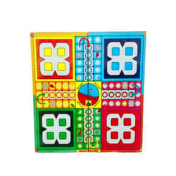 ANANYA FASHION & CRAFTS HUB Snakes and Ladders Board Game, Ludo Board Game 2 in 1 Folding Game Set 2-4 Players Famliy Dice Games 14 Inch