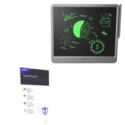 BoxWave Screen Protector Compatible With Tugau LCD Writing Tablet (15 in) - ClearTouch ImpactShield (2-Pack), Impenetrable Screen Protector Flexible Film