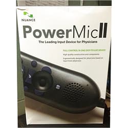 Nuance Dragon Medical Edition II Microphone - Powermic II - with Cradle