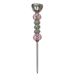 Blue Smoke ATL Cigar Pink Holder (Pink Scroll) & Nubber Draw Enhancer Tool | Handcrafted Poker Cigar Punch Jewelry Pick Accessory for The Elegant Smoker Aficionado