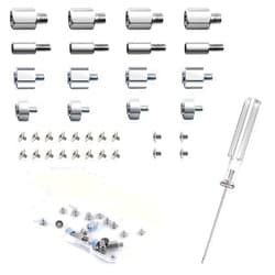 WLXTREE NVMe M.2 SSD Standoff and Mounting Screws Kit for Asus ASRock Gigabyte MSI Motherboards, for Laptop PC Repair & DIY, 36pcs